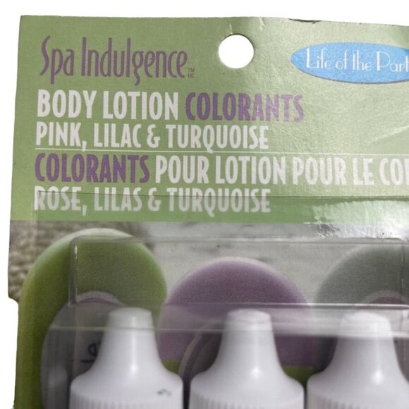 Spa Indulgence Soap making Colorants Liquid Pink Lilac Turquoise u - Picture 3 of 3